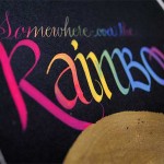calligraphy-art-somewhere-over-the-rainbow