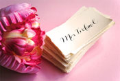 calligraphy-for-wedding-place-cards rustic place card calligraphy