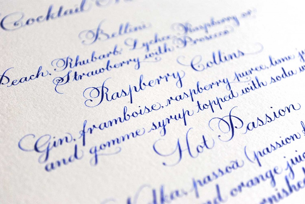 cocktail-menu-calligraphy-bespoke5 calligraphy cocktail menu