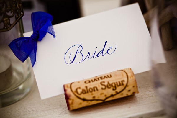 the wedding place cards