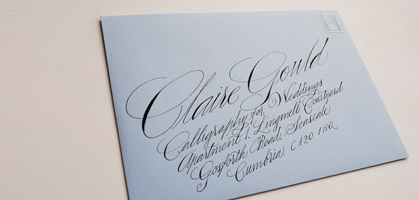 calligraphy envelope addressing