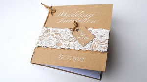 vintage lace wedding invite