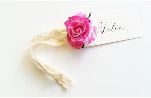 place cards lace