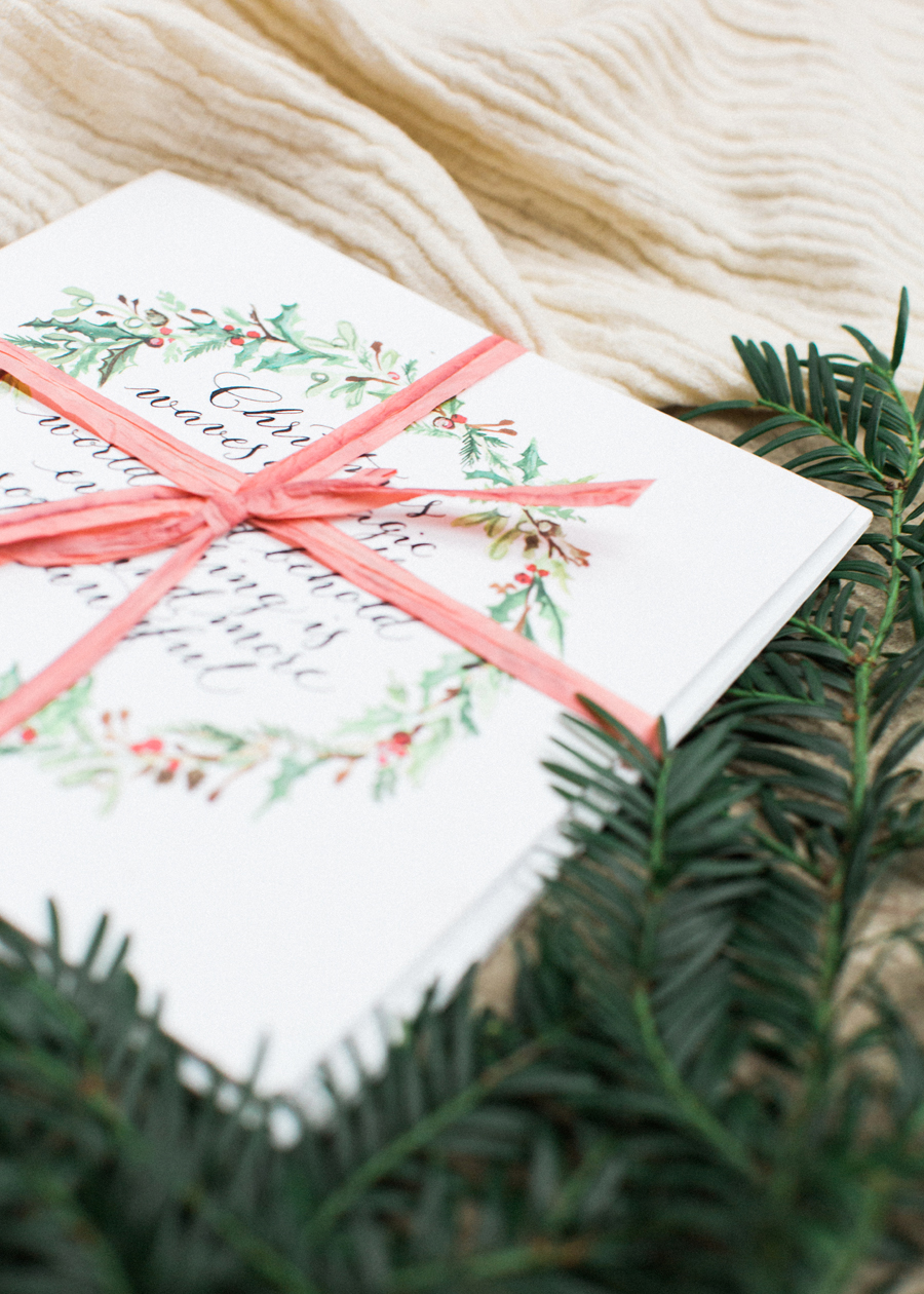 Calligraphy Christmas Cards – just a few left!