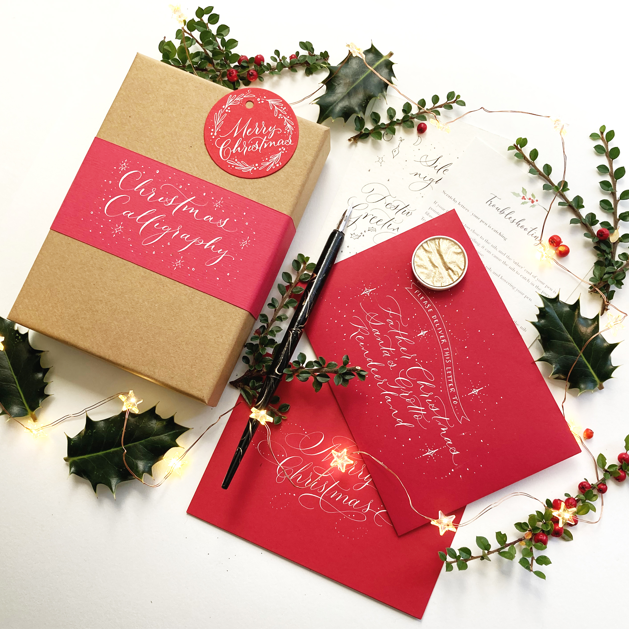 Christmas calligraphy sets for your creative fingers!