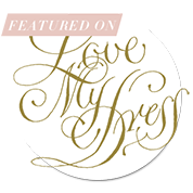 wedding blog featured badge - Love my Dress