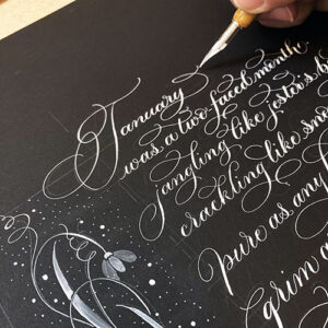 Calligraphy poems – By Moon & Tide Calligraphy
